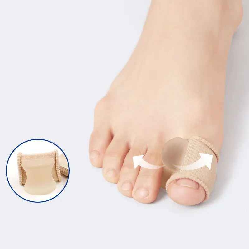 1 Пара Балетных Силиконовых Разделителей пальцев Ног, регулятор Эктропиона костей Большого пальца стопы, корректирующая накладка для пальцев Ног, Наружное приспособление Для ухода за ногами