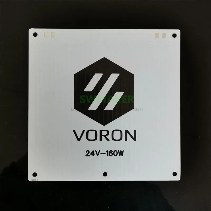 1 шт. Детали 3D-принтера Voron V0 -0.1 120x120 мм Алюминиевая Базовая Пластина/Нагревательная кровать/Электрическая Нагревательная Пластина 24 В 160 Вт
