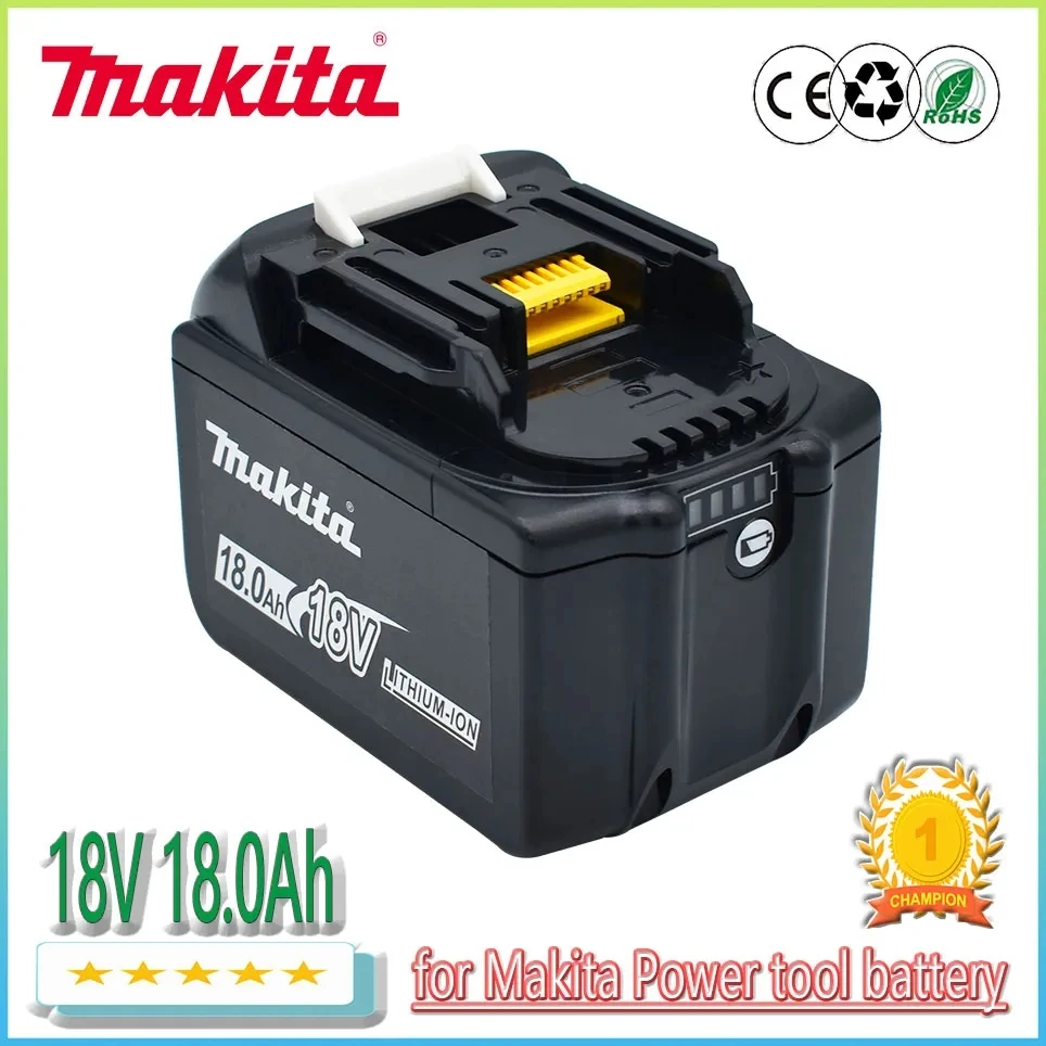 100% Сменный Аккумулятор Makita 18V 18.0Ah, Для BL1830 BL1830B BL1840 BL1840B BL1850 BL1850B Аккумуляторная Батарея + светодиодное Зарядное устройство