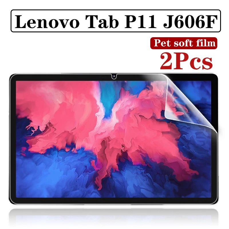2 Упаковки мягкой ПЭТ-пленки для экрана Lenovo tab P11 TB-J606F Xiaoxin Pad 11 2021 11,0 