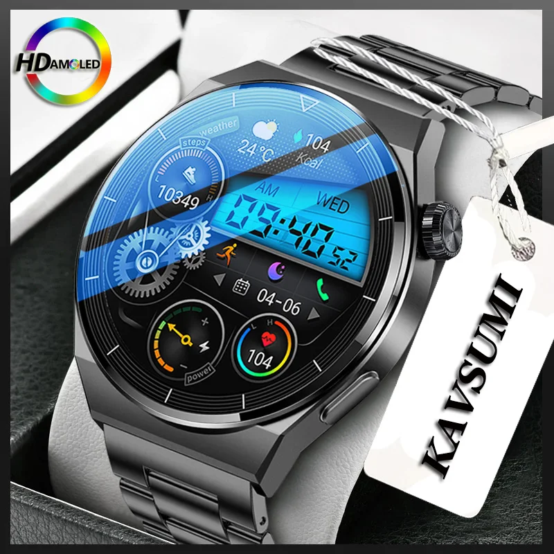 2022 Новые Умные Часы Мужские GT3 Pro AMOLED 390*390 HD Экран Частота сердечных сокращений Bluetooth Вызов Смарт-Часы IP68 Водонепроницаемые Спортивные Часы + Коробка