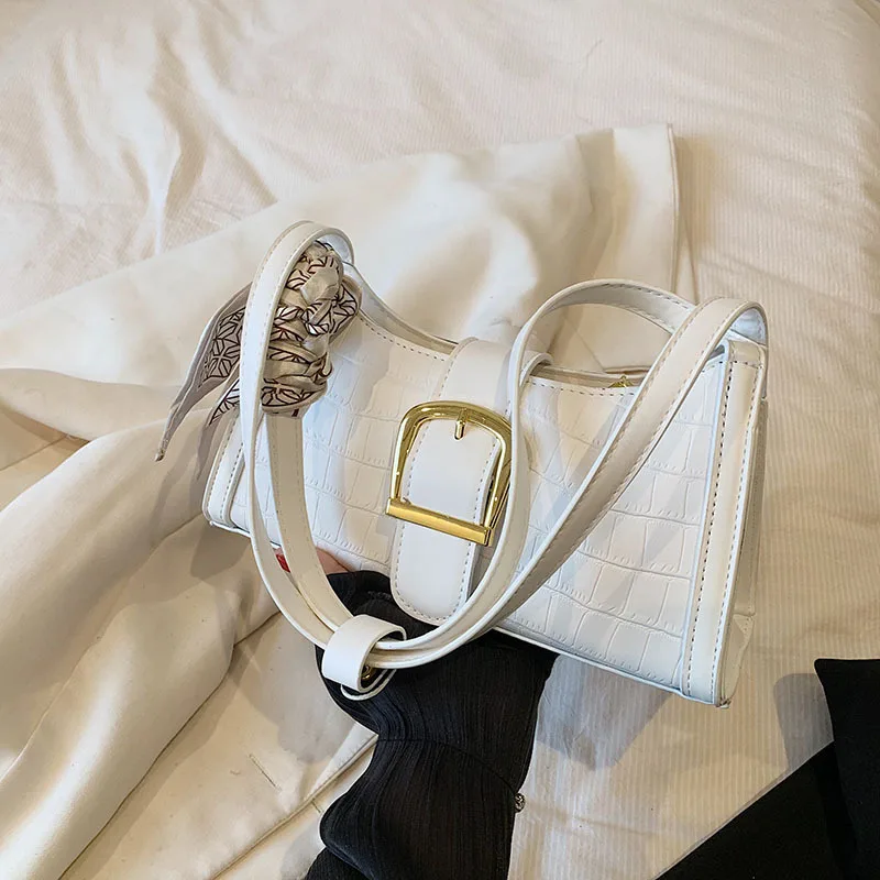2023 Новый тренд Моды Ретро Универсальная белая женская сумка через плечо с бесплатной доставкой