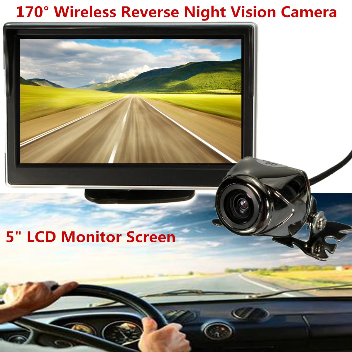 5-Дюймовый Автомобильный монитор HD с цифровым экраном LCD 5 