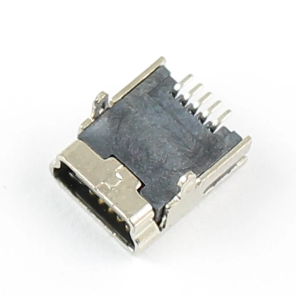 5 шт. Мини-USB 5 Pin 5P Женский Разъем SMT SMD PCB 2 ножки