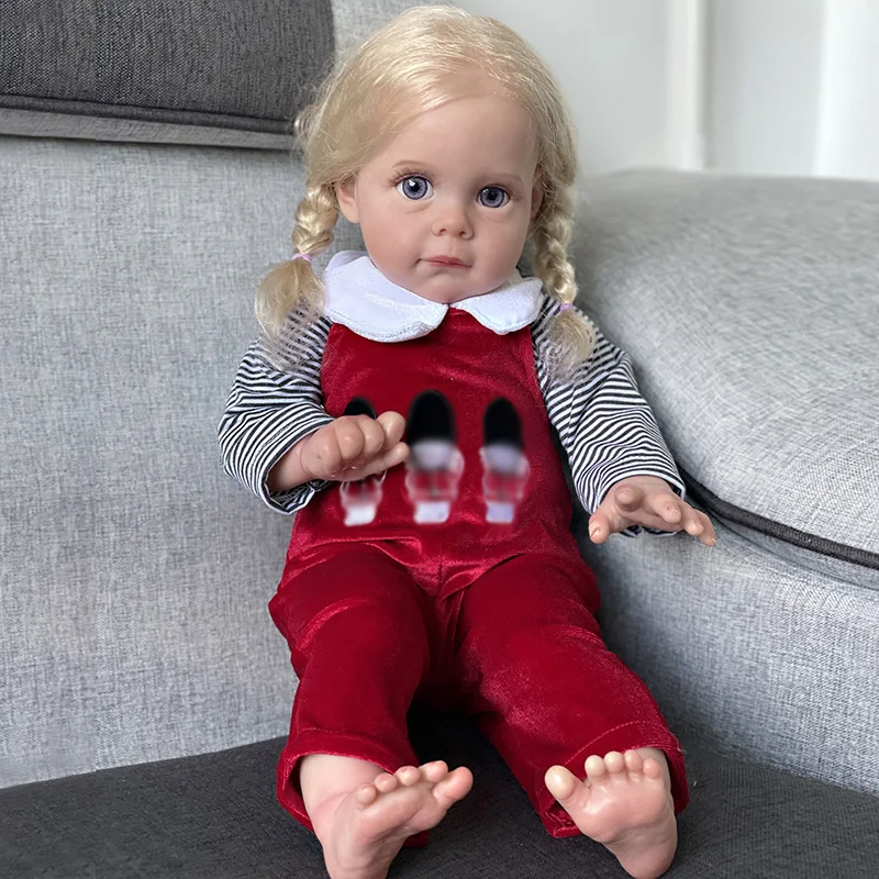 60 см Возрожденный Малыш Мэгги Тканевая кукла Для Тела Детский Рождественский подарок Игрушки На День Рождения