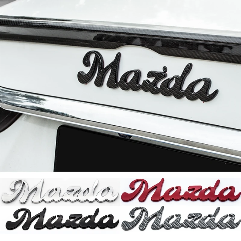 ABS Автомобильный Передний Задний Багажник Значок Наклейки Наклейки для Mazda 3 2 6 CX3 CX5 MX3 CX4 CX9 CX7 RX8 Atenza Axela Protege Автоаксессуары