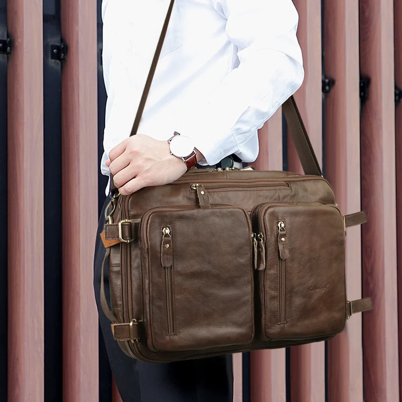 Cobbler Legend Сумки через плечо для мужчин, сумка для ноутбука, Портфель, Брендовый Портфель из натуральной кожи Для Мужчин, Кожаная сумка для ноутбука, Дорожная сумка