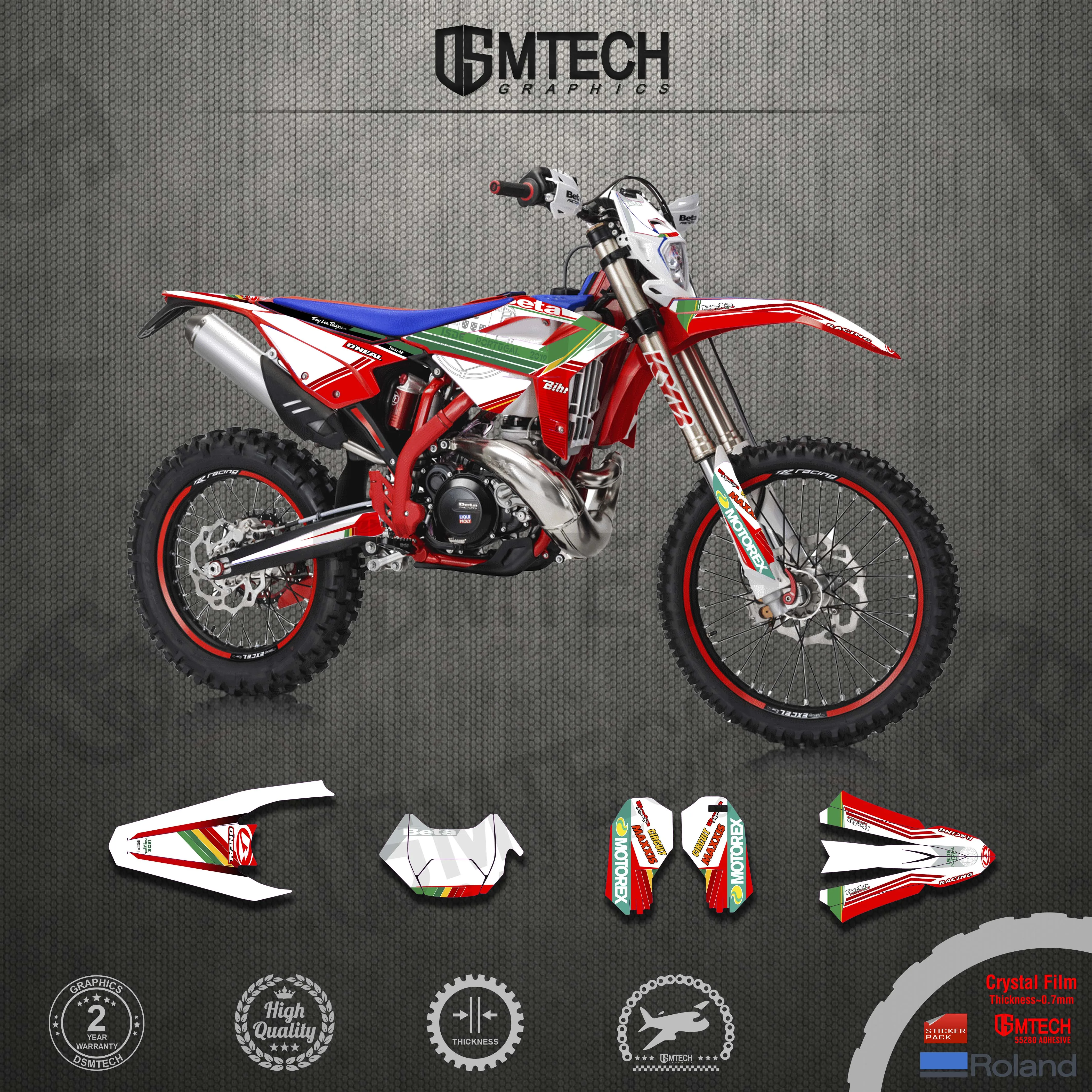 DSMTECH Графическая Наклейка Мотоциклетной команды и Комплект Наклеек Для БЕТА-версии RR 2020-2022 2020 2021 2022 20-22