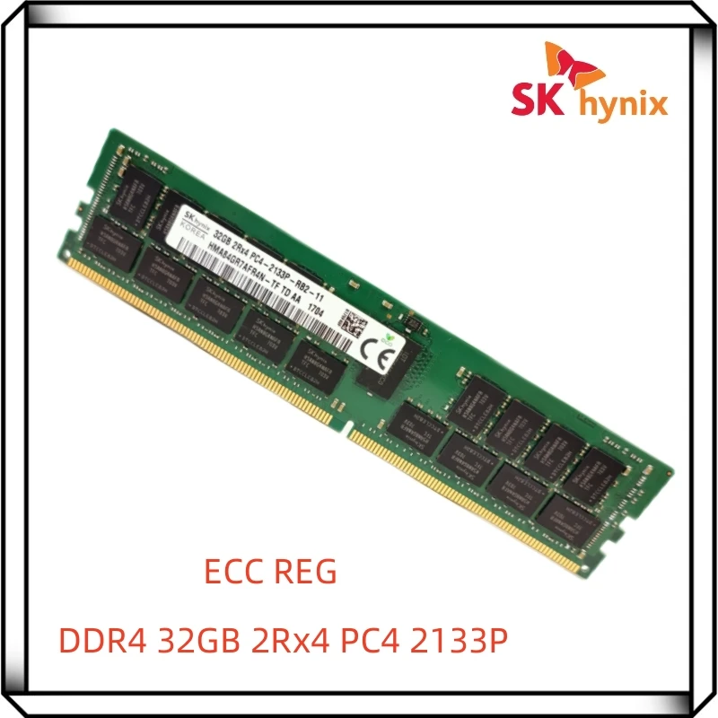 Hynix DDR4 32GB 2133P 2RX4 PC4 2133MHz ECC REG RDIMM RAM 32G Серверная память