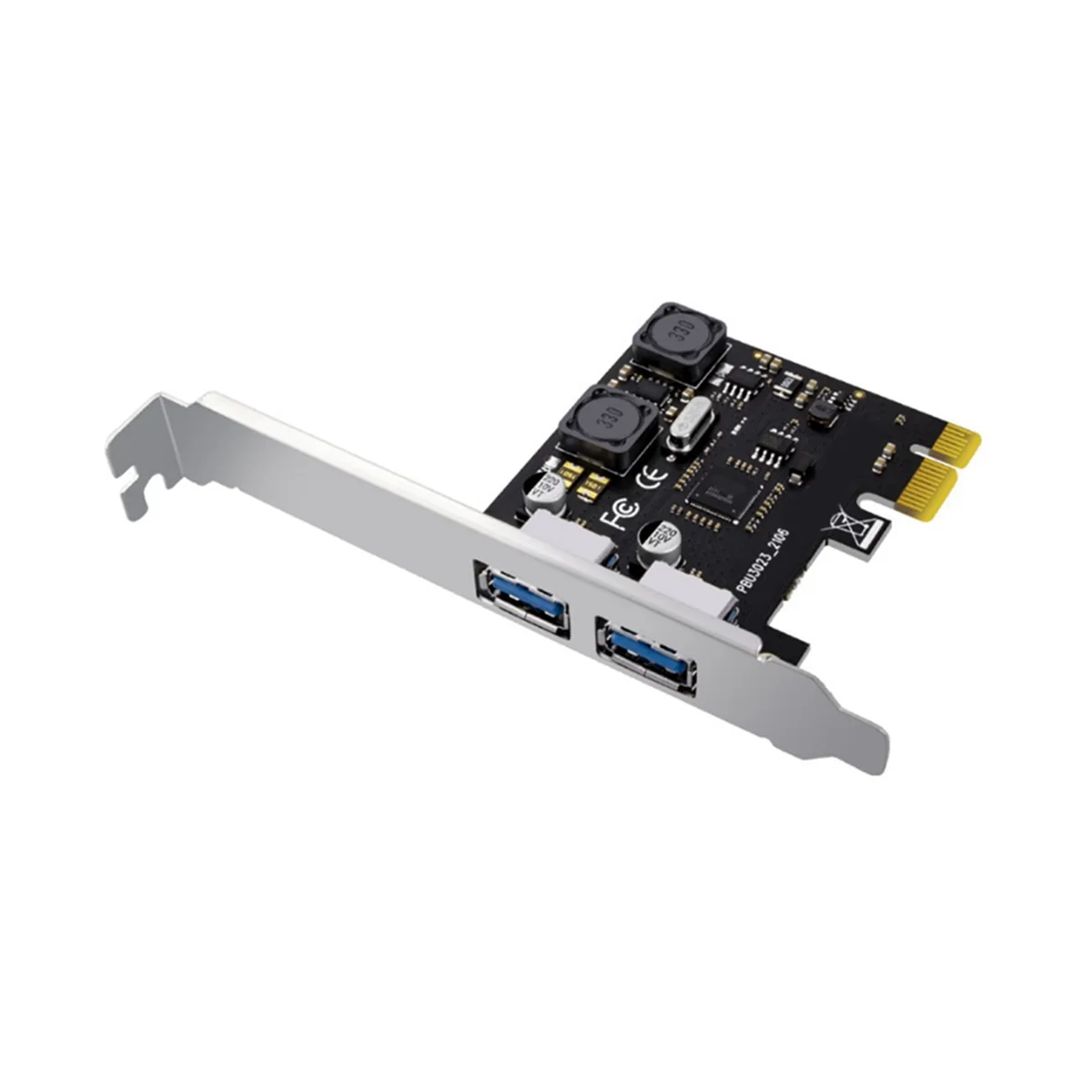 PCI Express X1-USB 3.0 5 Гбит/с, 2-Портовая карта расширения Type C, Концентратор, Адаптер, Контроллер для настольных ПК
