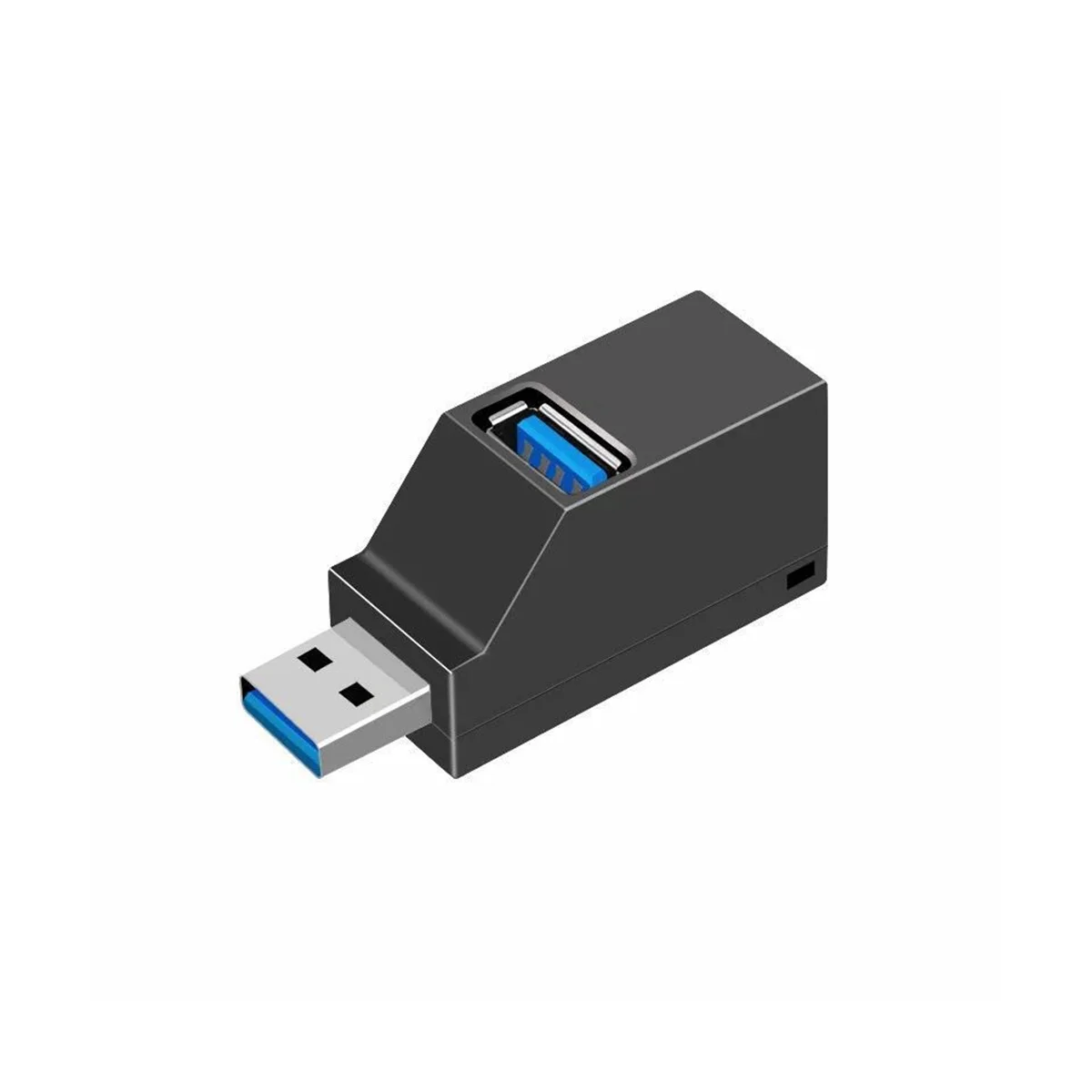 USB 3,0 Адаптер-концентратор, удлинитель, мини-разветвитель, 3 порта для ПК, ноутбука, мобильного телефона, высокоскоростного устройства чтения U-дисков, белый