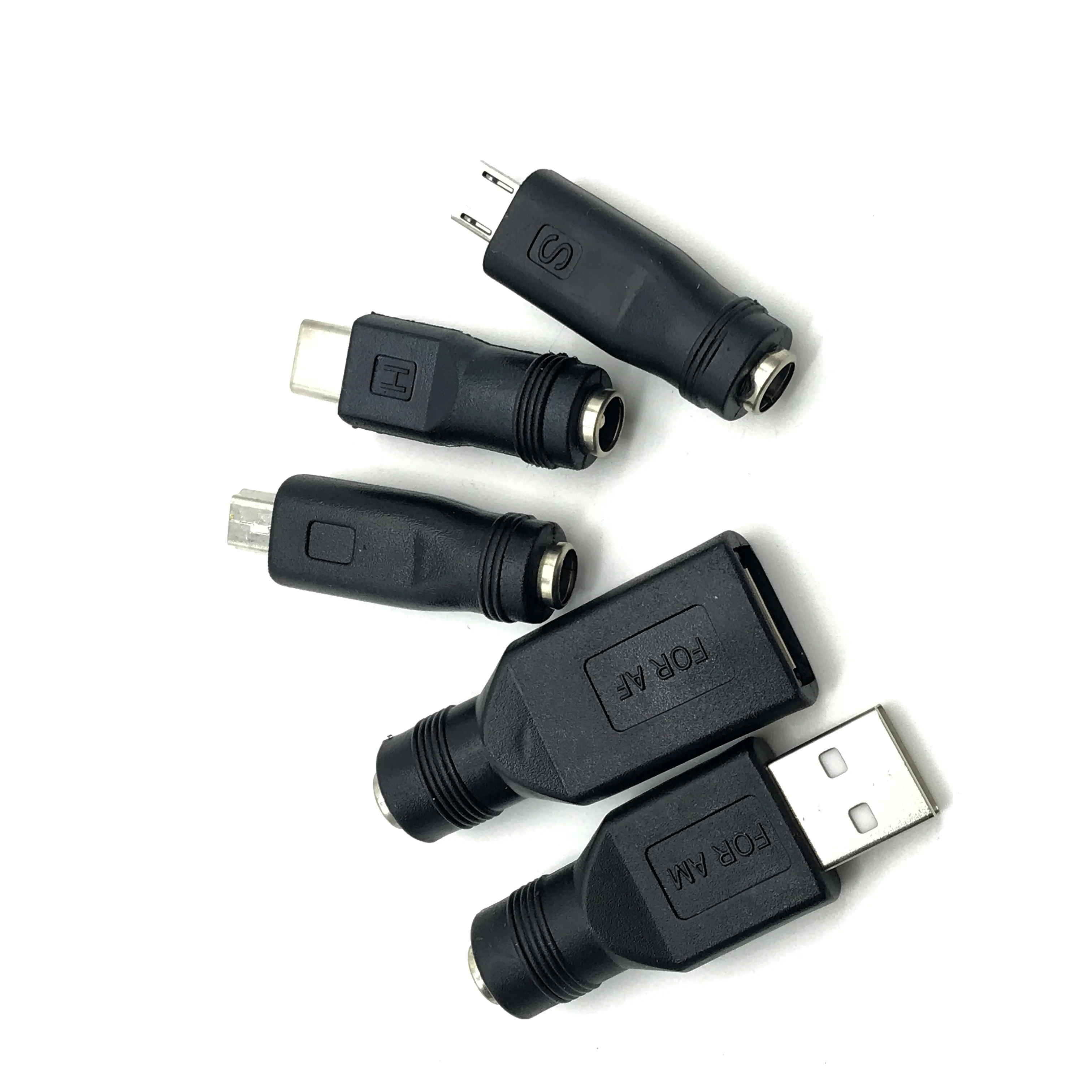 USB DIY, подключаемый к постоянному току 5,5 *2,1 мм, женский мини-usb Micro USB типа 5pin USB 5V
