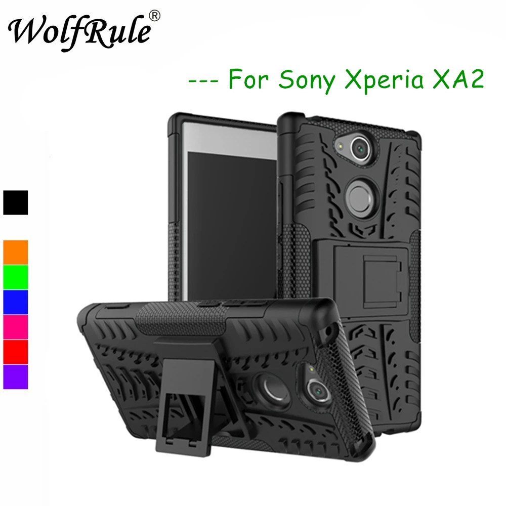 WolfRule Для Чехла для телефона Sony Xperia XA2 чехол Двухслойный Бронированный Чехол Для Sony Xperia XA2 Чехол Силиконовый TPU Shell H4133 H3123