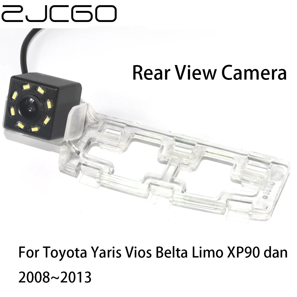 ZJCGO Вид сзади Автомобиля Обратный Резервный Парковочный Ночного Видения Водонепроницаемая Камера для Toyota Yaris Vios Belta Limo XP90 dan 2008 ~ 2013