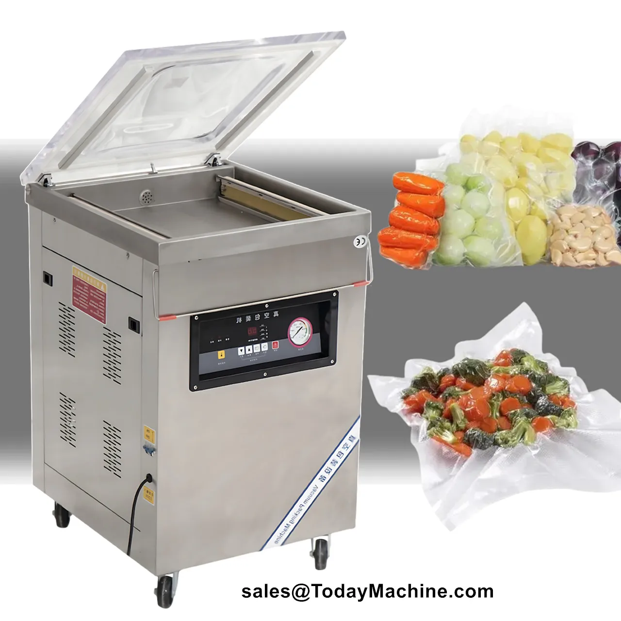 Автоматическая Машина для вакуумной упаковки пищевых продуктов, овощей и мяса