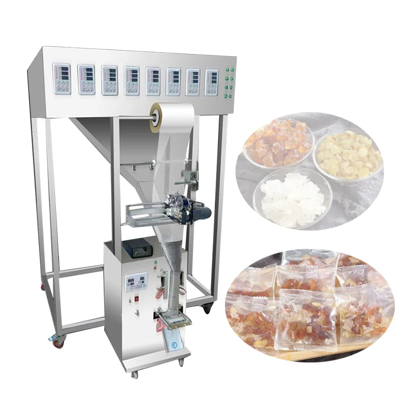 Автоматическая упаковочная машина для смешивания гранулированных порошковых зерен, машина для запайки шнековой упаковки чая