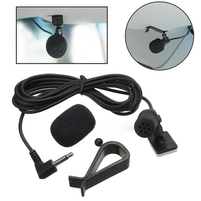 Автомобильный стерео радиоприемник, разъем, всенаправленный микрофон, подходит для внешнего микрофона Pioneer CD-VM Bluetooth