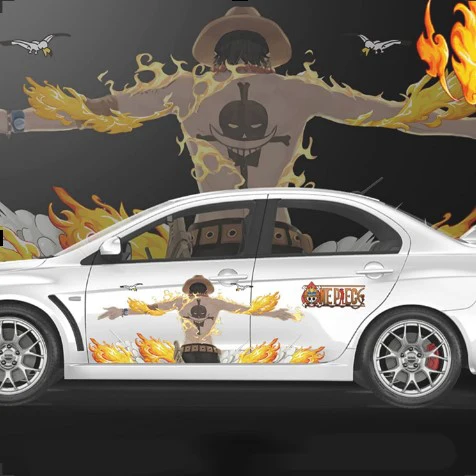 Аниме One Piece - Наклейка На окно автомобиля, Аниме Наклейка Roronoa Zoro - Автомобильные Наклейки, Аниме Виниловые Наклейки, Боковая сторона автомобиля, Авто Vin