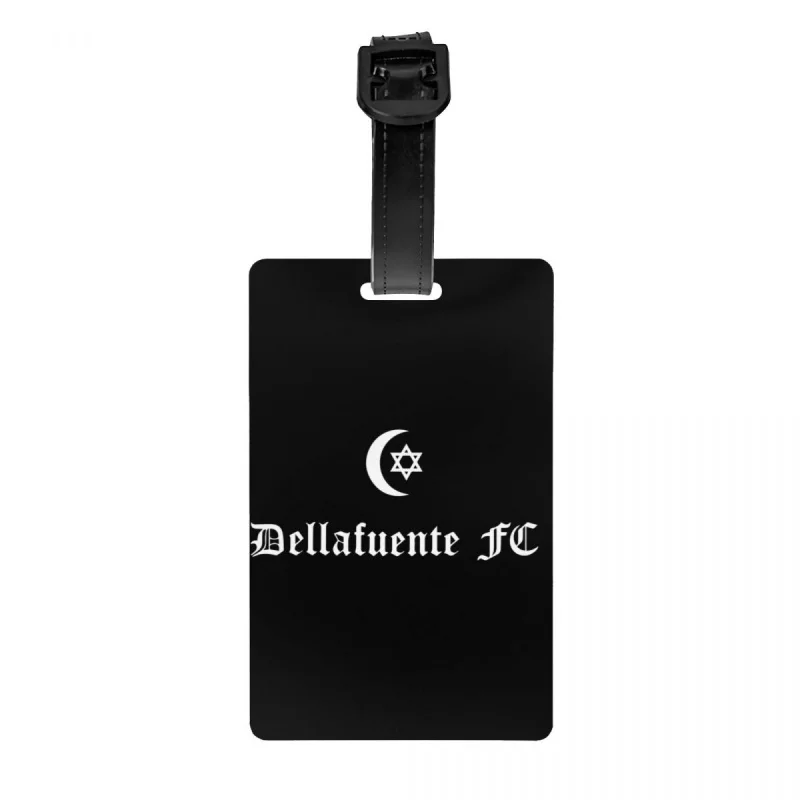 Багажная бирка с логотипом Dellafuente FC, Дорожная сумка, чехол для чемодана, идентификационная этикетка