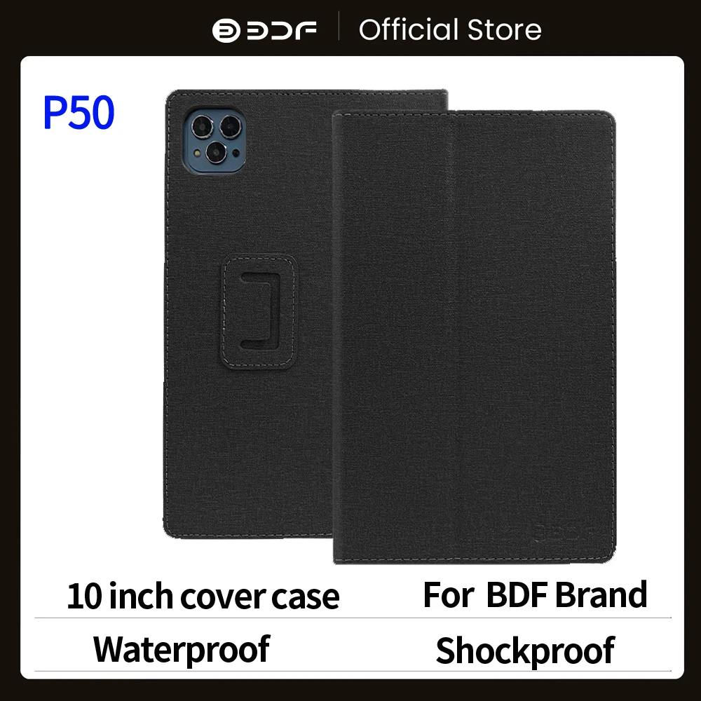 В защитном кожаном чехле Shell для планшетных ПК BDF 10 и 10,1-дюймовых P50 используется водонепроницаемый противоударный чехол.