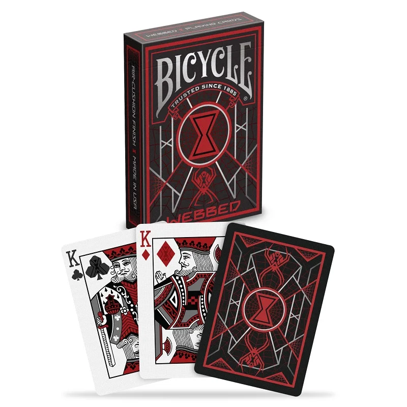 Велосипедные перепончатые игральные карты Колода из паутины Размер Покера USPCC Карточные Игры Реквизит для фокусов для Фокусника