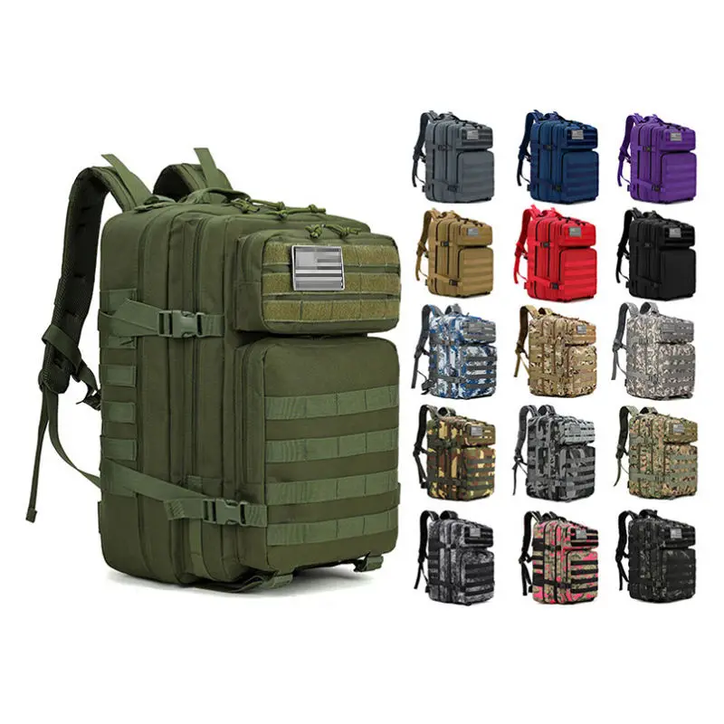 Водонепроницаемый противоударный комплект, Тактический рюкзак, Камуфляжный 3D рюкзак для кемпинга, альпинизма, путешествий, унисекс