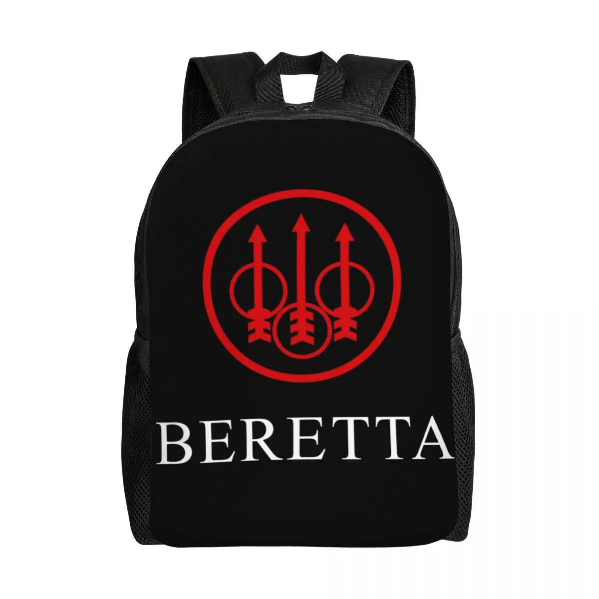 Военный рюкзак с вентилятором для мужчин и женщин, водонепроницаемая сумка Beretta для колледжа, сумки для книг с принтом