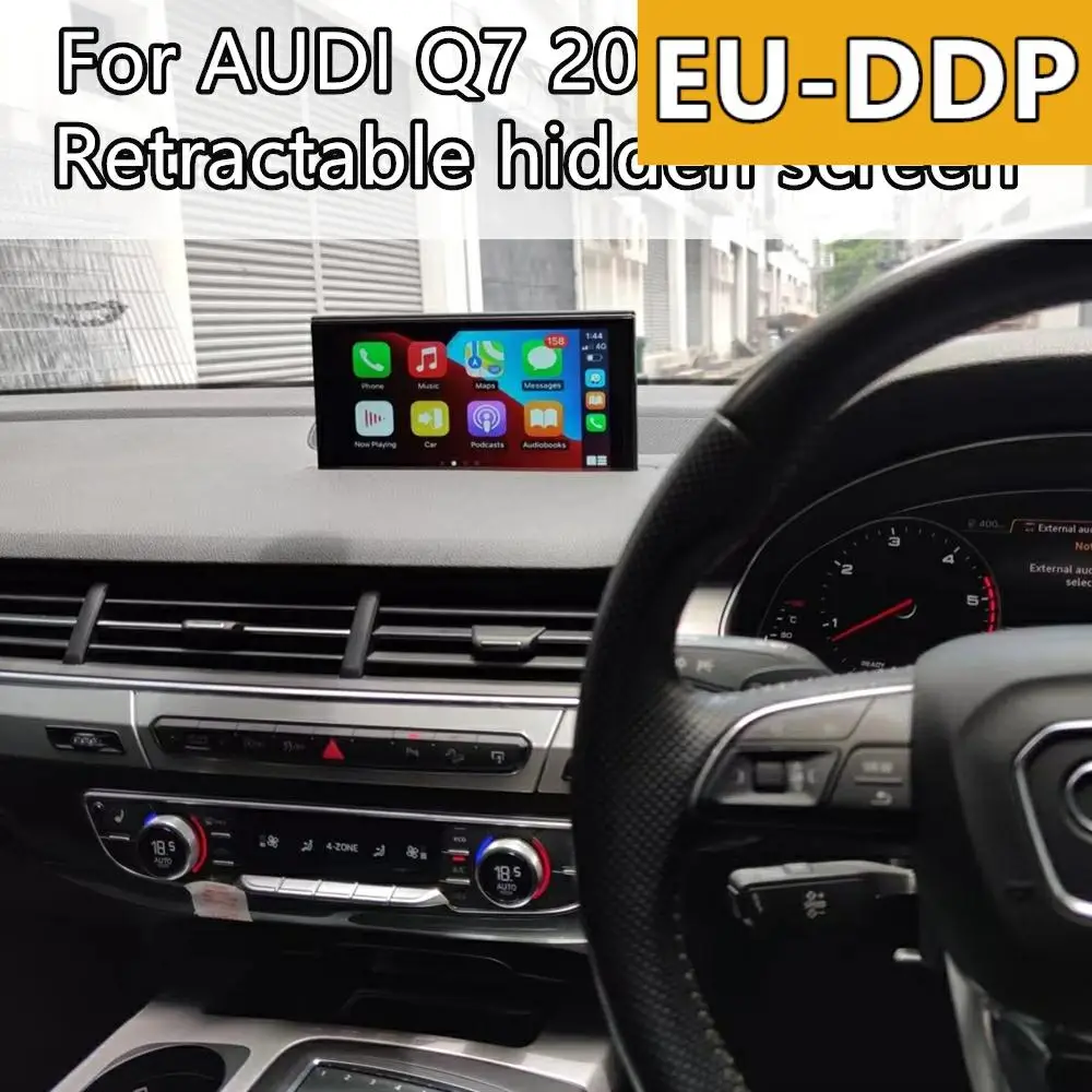 Выдвижной Скрытый экран Для Audi Q7 2016 2017 2018 2019 2020 Android Автомобильный Радиоприемник, Мультимедийный плеер, стерео, Авторадио, GPS Навигация