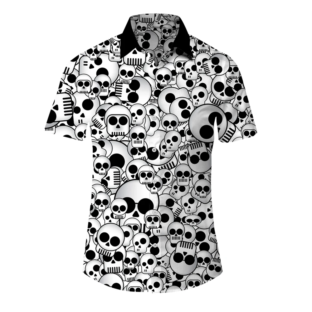 Гавайская мужская рубашка с принтом перьев, Короткий рукав, Повседневные Белые Уличные Летние Пляжные Рубашки для мужчин, Одежда 2023 Summernewpattern