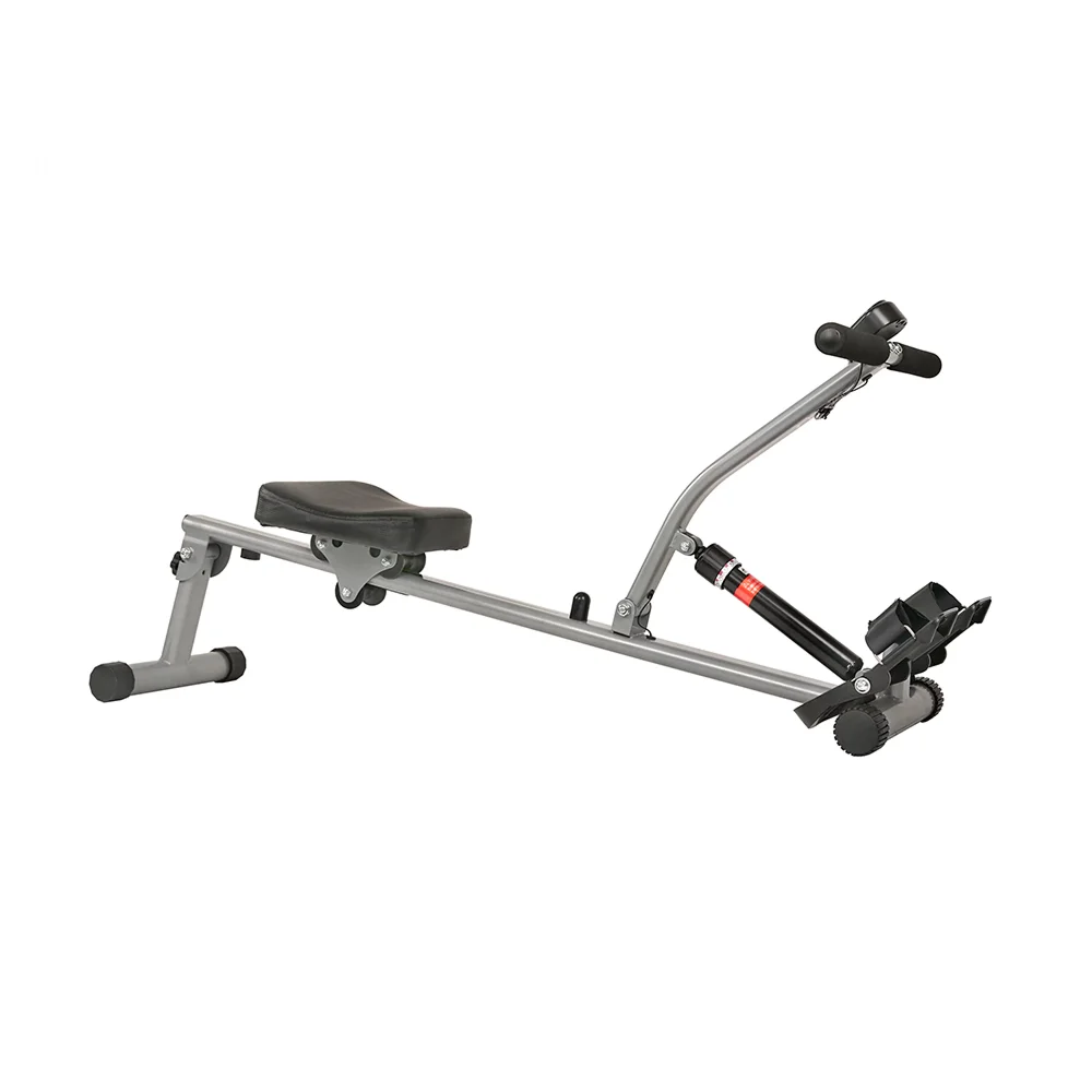 Гребной тренажер Sunny Health & Fitness, упражнения для домашних кардиотренировок, цифровой монитор, регулируемое сопротивление, SF-RW1205