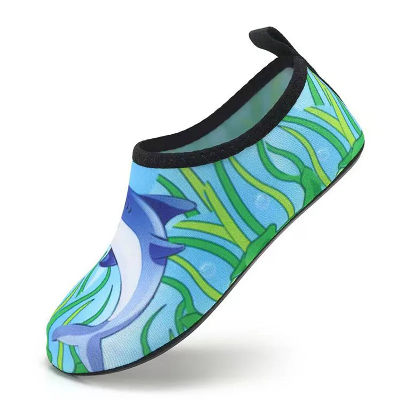 Детская быстросохнущая обувь для водных видов спорта, Дышащая обувь для мальчиков и девочек, Пляжные кроссовки для плавания, Дайвинг, Серфинг босиком, Болотная обувь