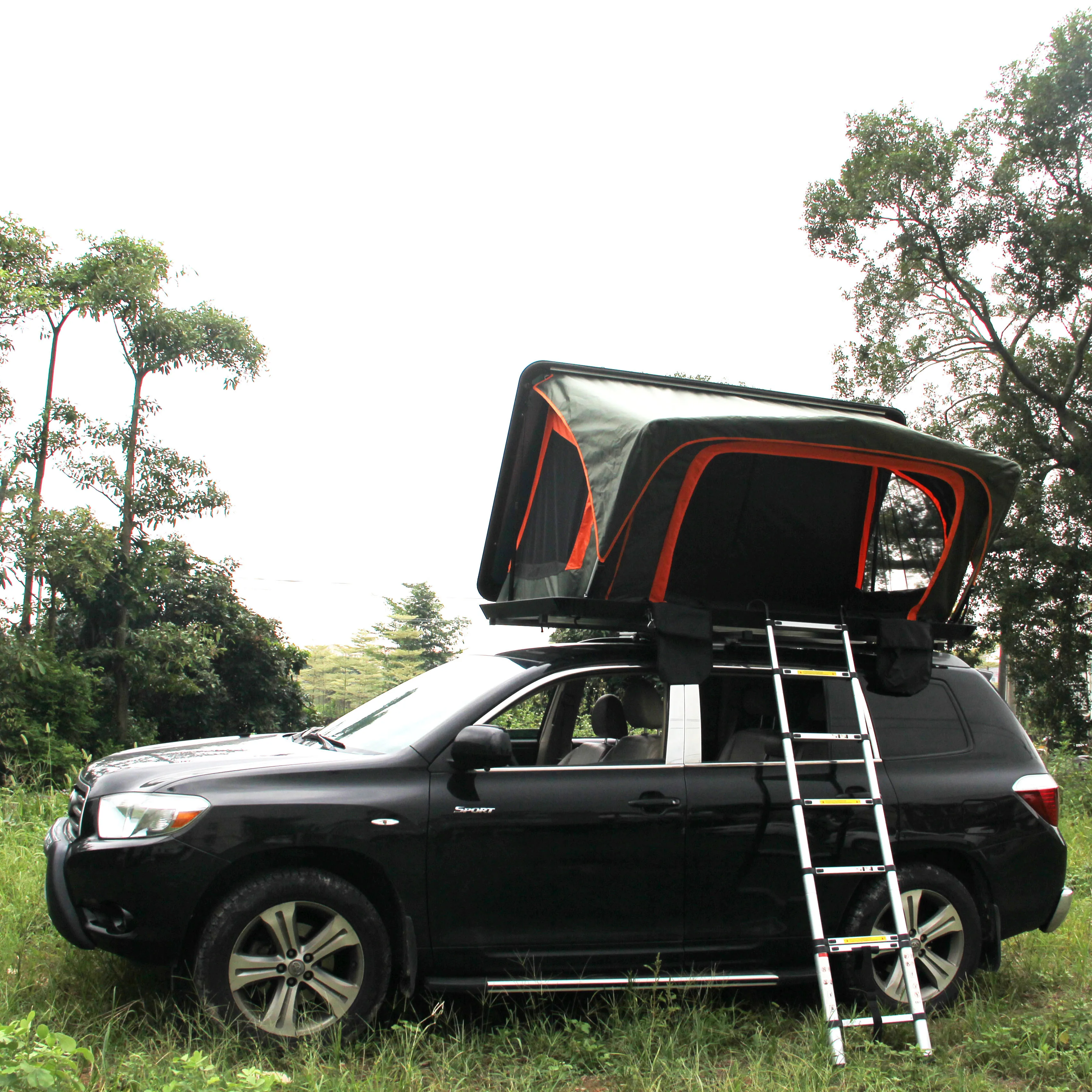 дикий дорожный водонепроницаемый внедорожник 4X4, алюминиевая палатка на крыше, жесткая палатка для внедорожника, автомобильная палатка на крыше