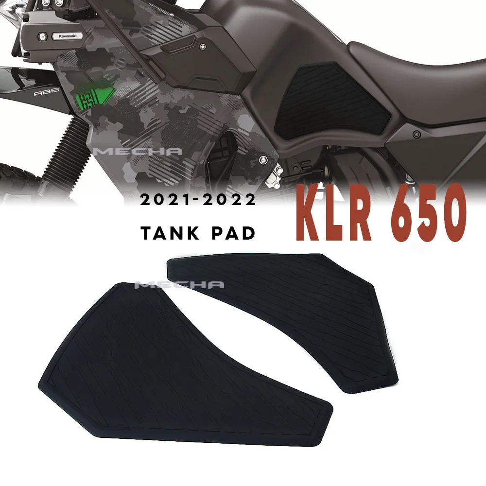 Для Kawasaki KLR 650 KLR650 2021 2022 Боковая Накладка Топливного бака Защитные Накладки На Бак Наклейки Наклейка Газовый Коленный Захват Тяговая Накладка Tankpad