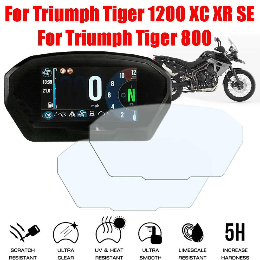 Для Triumph Tiger 1200 XC XR SE Tiger 800 Tiger800 Аксессуары для мотоциклов Кластерная пленка для защиты от царапин, защитная пленка для экрана