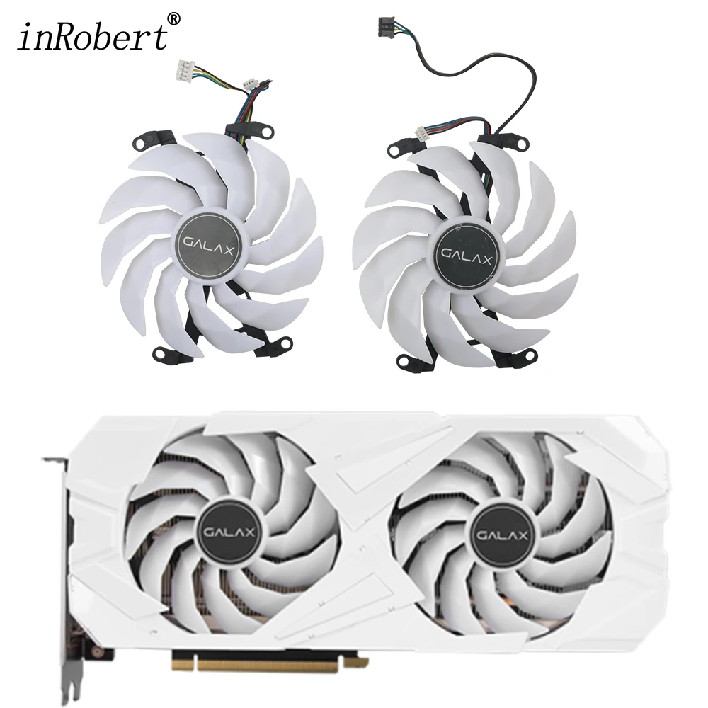Замена вентилятора охлаждения видеокарты для GALAX RTX3060TI 3070 3070TI EX БЕЛЫЙ черный охладитель видеокарты