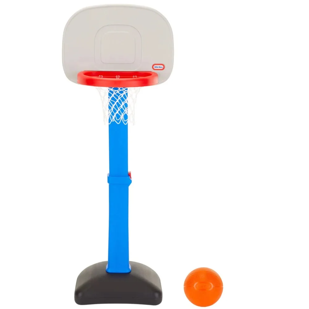 Игрушечный спортивный игровой набор для детей, девочек и мальчиков в возрасте от 18 месяцев до 5 лет, синее баскетбольное кольцо