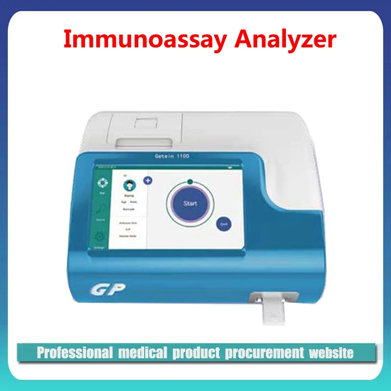 Иммуноферментный анализатор Getein1100 POCT hba1c/cTnI/PSA/CRP/PCT/TSh Количественный иммунофлуоресцентный анализатор