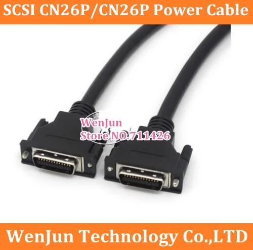 Кабель питания SCSI CN26 от мужчины к мужчине Кабель передачи данных SCSI CN26P к CN26P с винтовой клеммой CN 26pin, разделительная плата