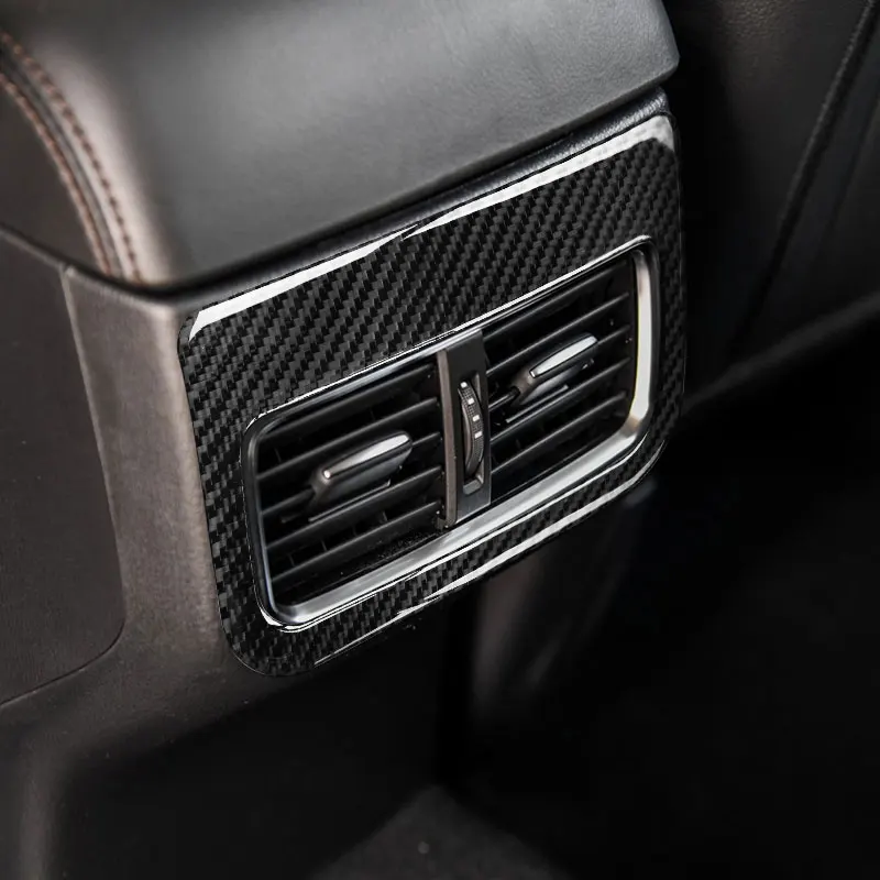 Карбоновый Автомобильный Подлокотник Коробка Задний Кондиционер Вентиляционное Отверстие Крышка Декоративная Наклейка Накладка Для Mazda CX-5 CX5 CX 5 2017 2018