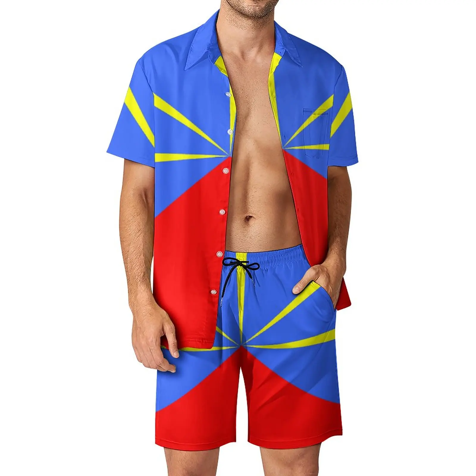 Комплект из 2 предметов Coordinates IXBV7I, мужской пляжный костюм Высшего качества, для выхода в свет, Размер Eur