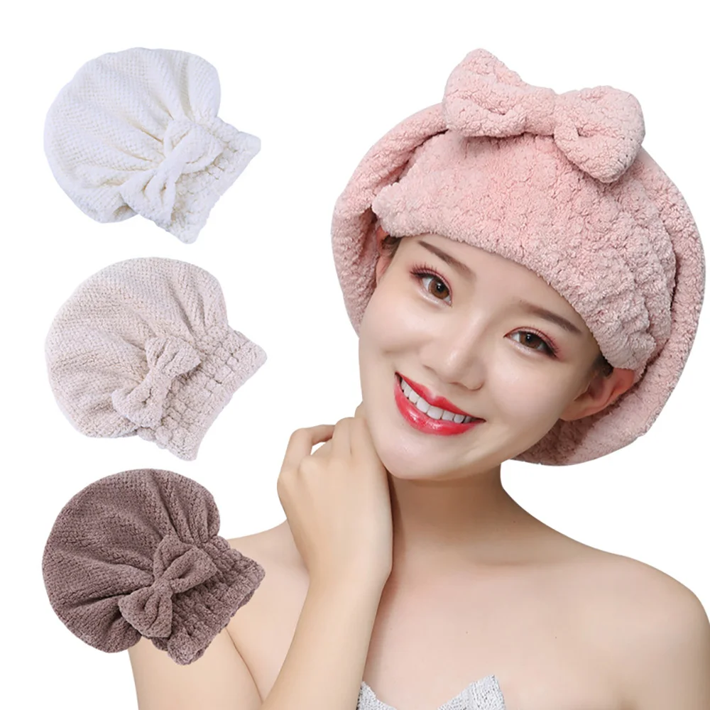 Коралловое Бархатное полотенце для волос с защитой от завитков, Быстросохнущее полотенце для волос, Суперабсорбирующее Быстросохнущее полотенце для женщин, шапочка для сушки волос из микрофибры