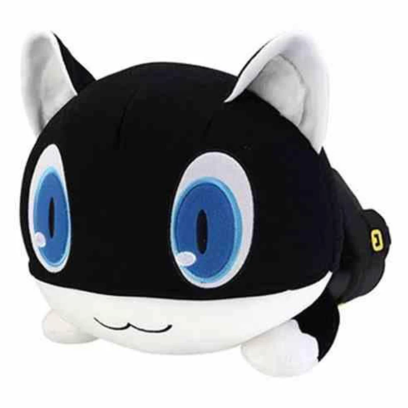 Милая японская аниме персона 5 Моргана Мона черная кошка легла большие плюшевые плюшевые подушки кукла игрушка детские подарки 40 см
