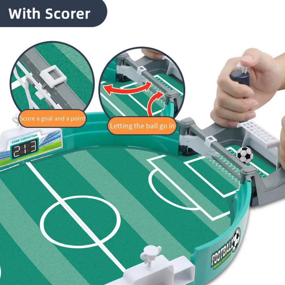 Мини-настольный футбол, 1 комплект, Полезная креативная игра для детей и взрослых в настольный футбол с двумя игроками для дома
