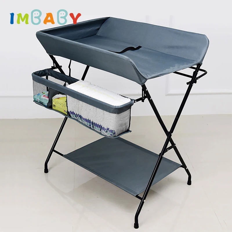 Многофункциональный столик для пеленания IMBABY Складные Столики для пеленания новорожденных Станция безопасности Детские коврики Прямая поставка