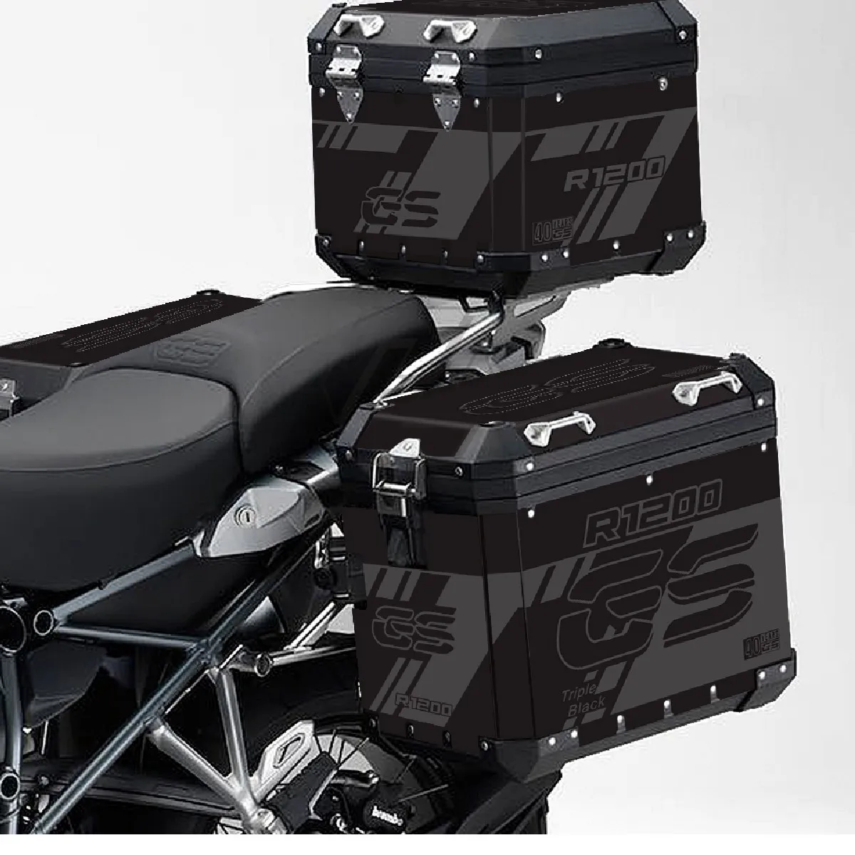 Мотоциклетная Алюминиевая Коробка Наклейка Чехол для BMW Panniers 40 GS R120GS R1200 GS Triple Black Adventure 2019-2021