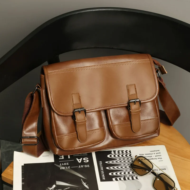 Мужская сумка-мессенджер в японском стиле в стиле ретро, Повседневные Модные сумки через плечо для мужчин, сумка-мессенджер, сумки для ноутбуков Bolsa