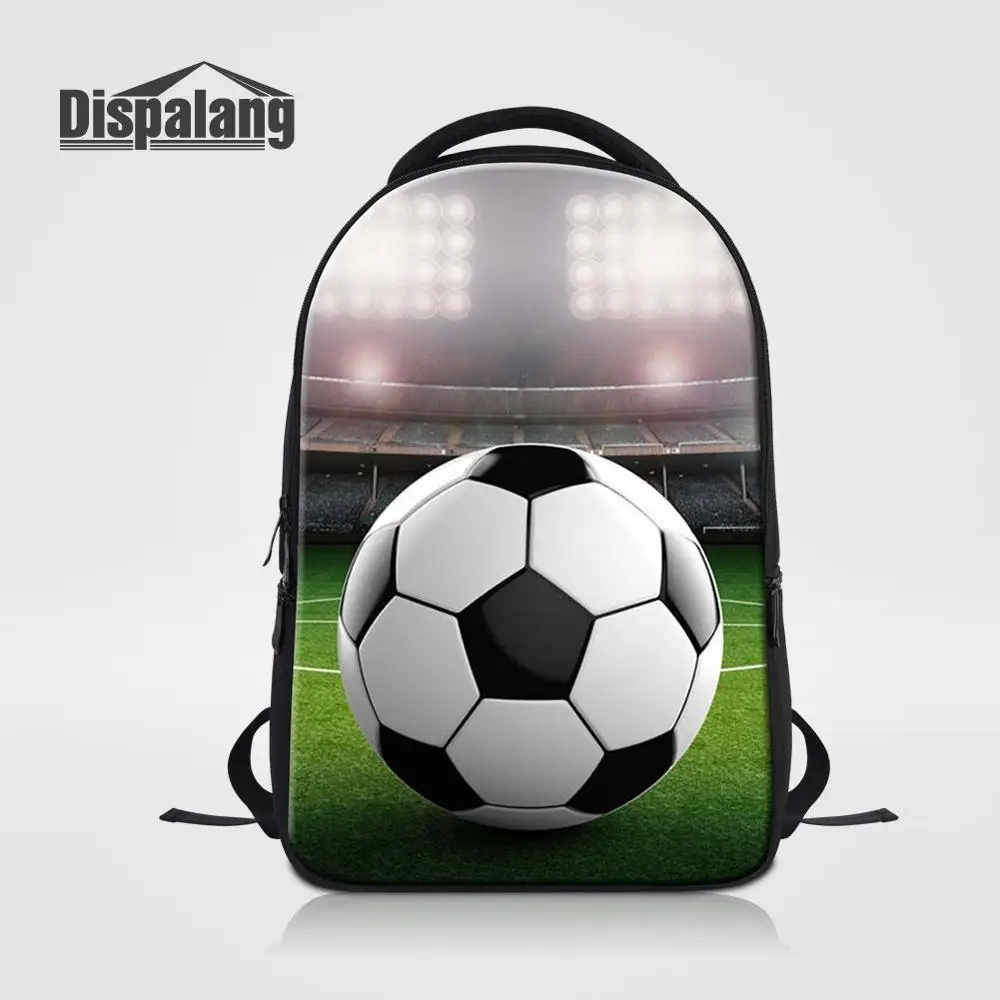 Мужской рюкзак для ноутбука, Футбольная баскетбольная школьная сумка с принтом для мальчиков-подростков, сумка для колледжа, Мужская компьютерная школьная сумка