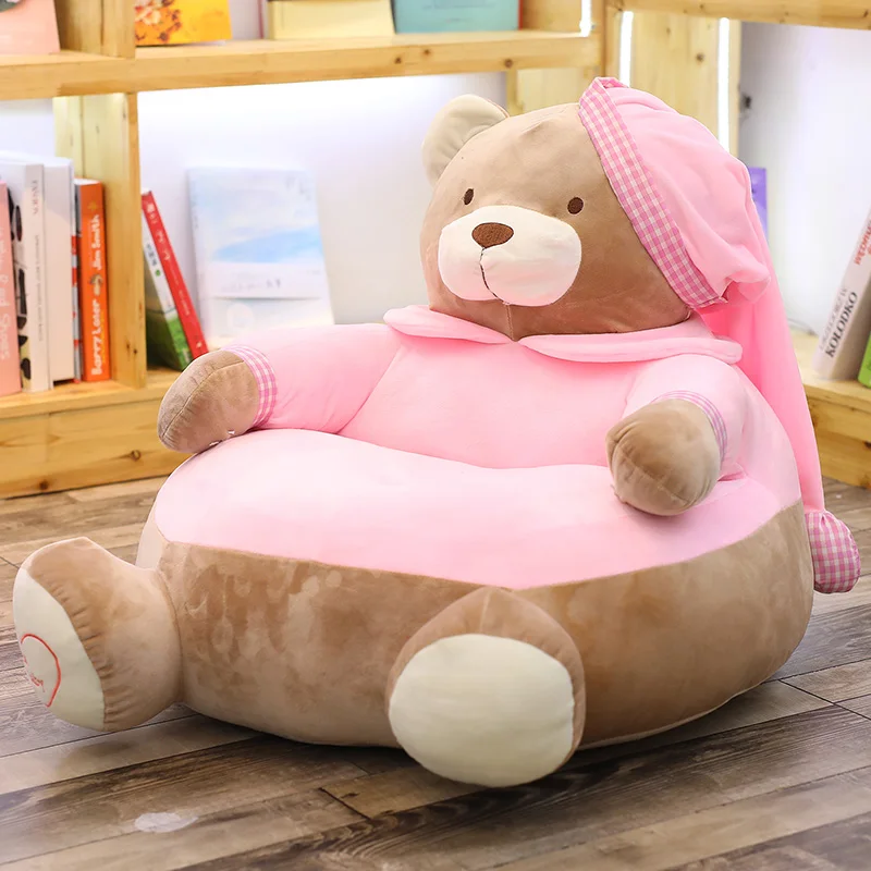 Мультяшный спящий медведь, мягкий диван, детский любимый подарок, мягкая мебель, плюшевая подушка для украшения дома