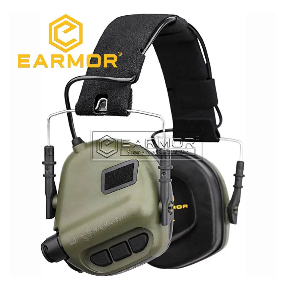 Наушники EARMOR M31 MOD4 улучшенной версии, лучшие шумостойкие военные наушники для стрельбы в страйкбол, Авиационные