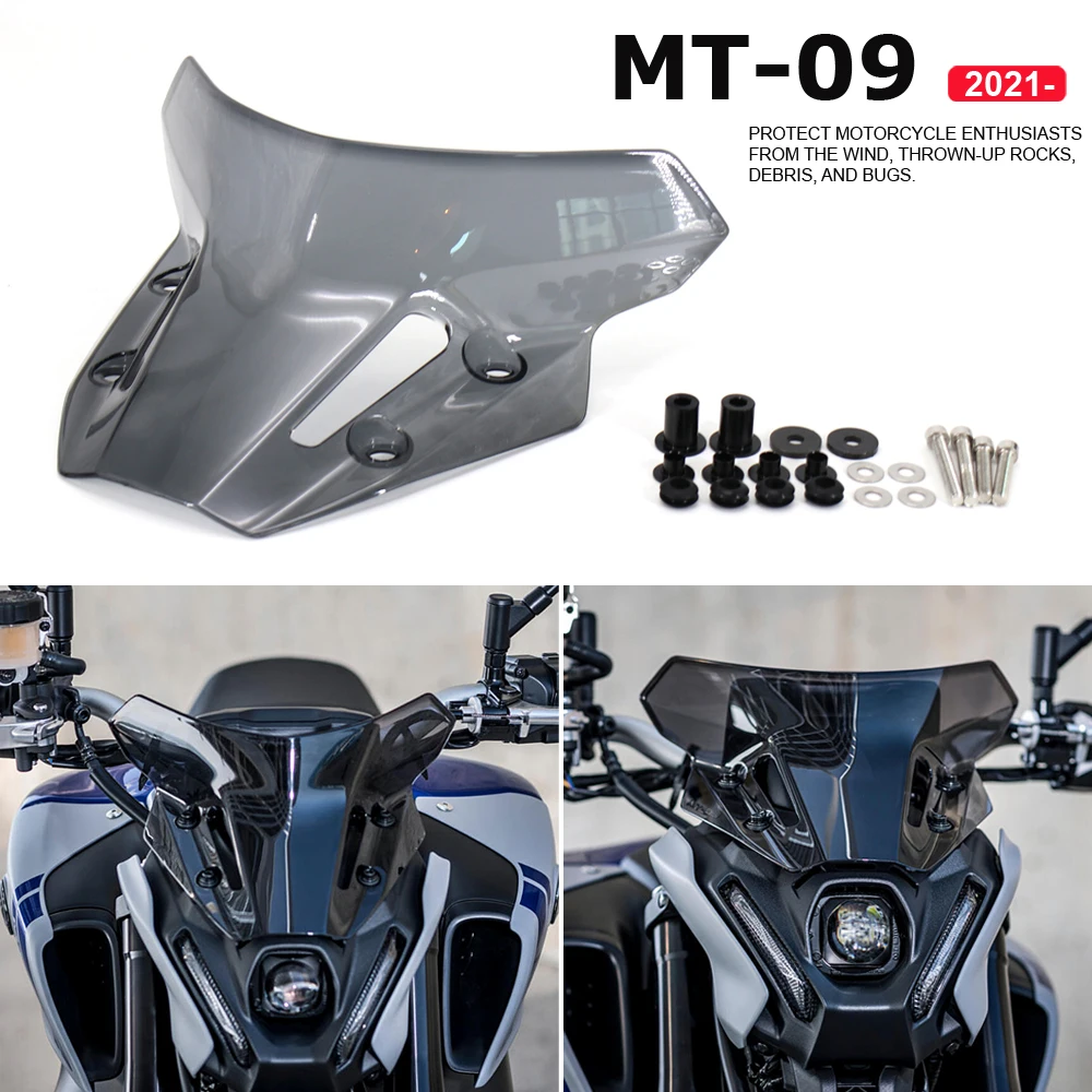 НОВЫЕ Аксессуары для мотоциклов Ветровое стекло YAMAHA MT-09 2021 2022 - Защитное стекло MT09 MT 09 mt09 для ветрового стекла